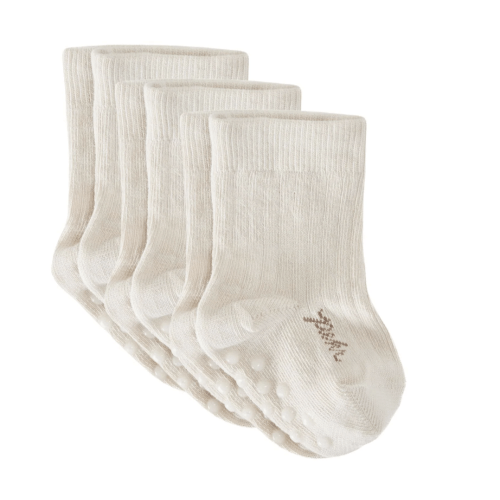 Crew Socks with Grips 3 - Pack