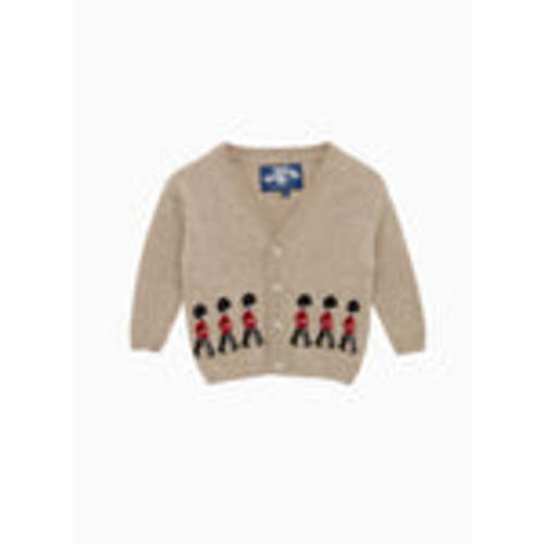 Baby Marching Guardsman Cardigan Oatmeal | Trotters London – Trotters Childrenswear USA