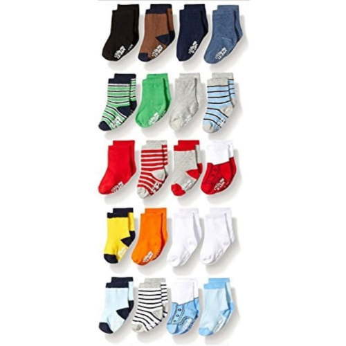 Little Me Baby 20 Piece Assorted Socks, Boys', Multi, 0-12/12-24 Months