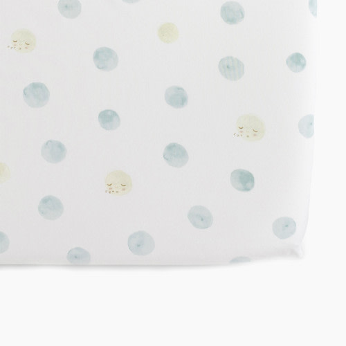 Pehr Brushed Organic Cotton Crib Sheet - Luna