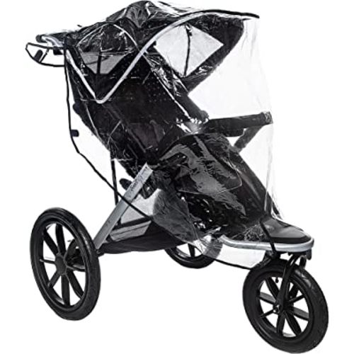 Jeep Jogging Stroller Weather Shield, Baby Rain Cover, Universal Size to fit Most Jogging Strollers, Waterproof, Windproof, Ventilation,Protection, Pram,Vinyl, Clear, Plastic