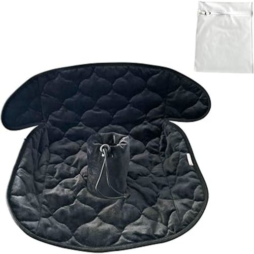 ReignDrop Piddle Pad Car Seat Protector for Toddler and Baby Potty Training – Waterproof Car Seat Pee Pad – Reusable Liner – Soft Velvet Exterior – Non-Slip Back – with Wash Bag – Machine Washable