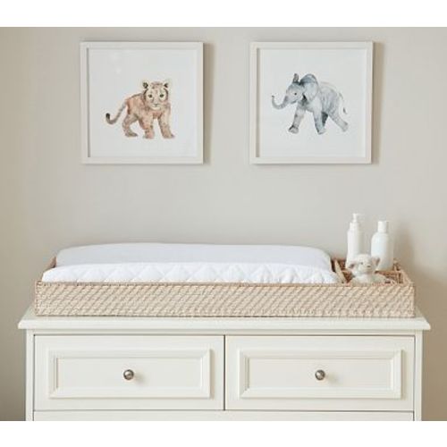 Quinn White Washed Changing Station