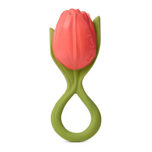 Natural Rubber Teether Theo the Tulip