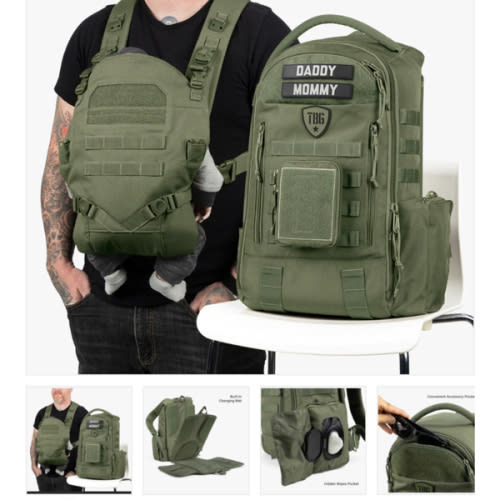 Daypack Diaper Bag + Baby Carrier Bundle | Tactical Baby Gear®