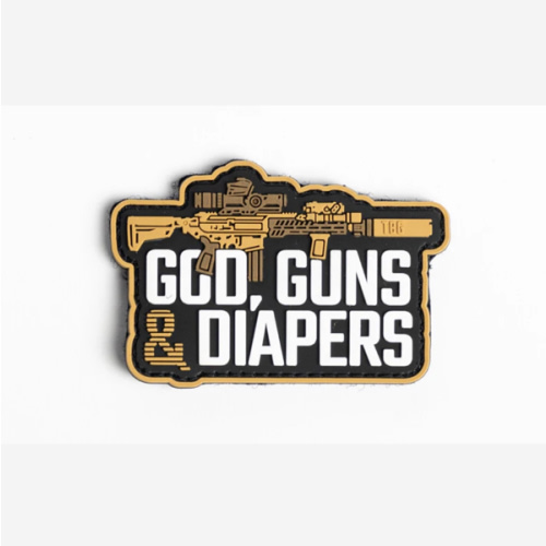 God, Guns & Diapers Patch V2 | Tactical Baby Gear®