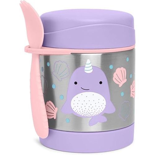 Skip Hop Insulated Baby Food Jar, Zoo, Narwhal