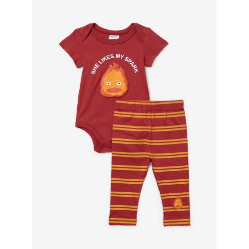 Studio Ghibli Howl's Moving Castle Calcifer Infant One-Piece & Pants Set - BoxLunch Exclusive
