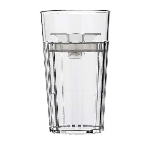 Reflo Smart Cup (Clear 1-Pack) Open Training Cup, Toddler Cup, No Suction 6oz, 360 Control-Flow, Premium High-Impact Plastic 1-Pack Clear