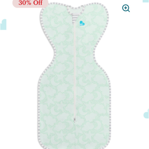 Swaddle Up™ 1.0 TOG Organic Cotton Mint Celestial Dot