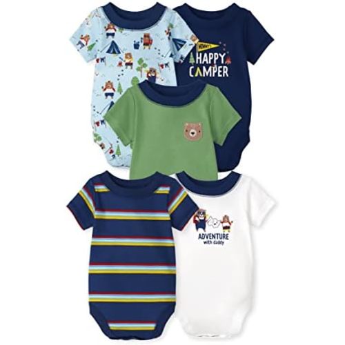 The Children's Place baby-boys And Newborn Short Sleeve Bodysuits, Multipacks