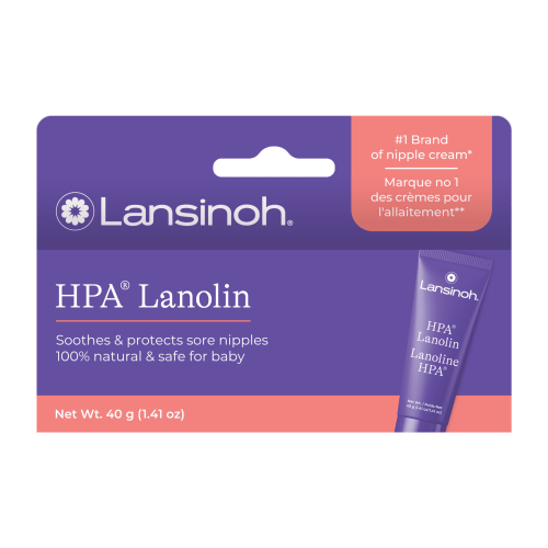 Lansinoh HPA Lanolin Nipple Cream, Soothes and Protects Sore, Dry Nipples, Breastfeeding Essentials, 40 Grams, Safe for Baby and Mom