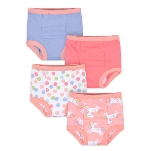 Gerber Toddler Neutral Training Pants, 4-Pack, Sizes 2T-3T