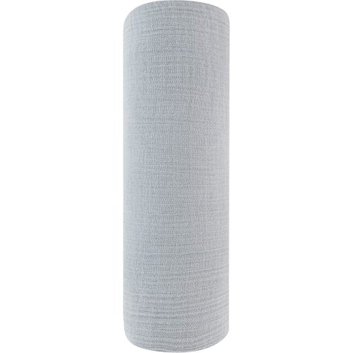 Ely's & Co. Cotton Muslin Swaddle Blanket 1-Pack for Baby Boy — 100% Cotton Muslin Extra-Large Swaddle Blankets (47” x 47”) Misty Blue