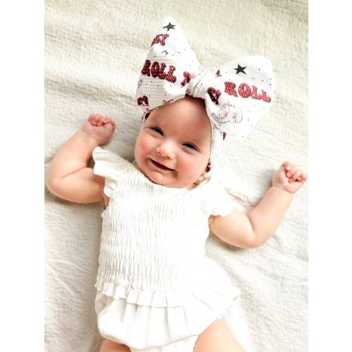 University of Alabama Bow Bama Gameday Head Wrap Roll Tide Bow, Elephant Bow