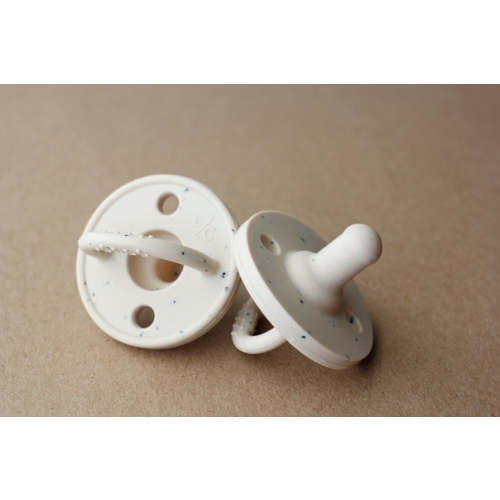 Silicone Pacifier | Speckled Vanilla – littleCHEW