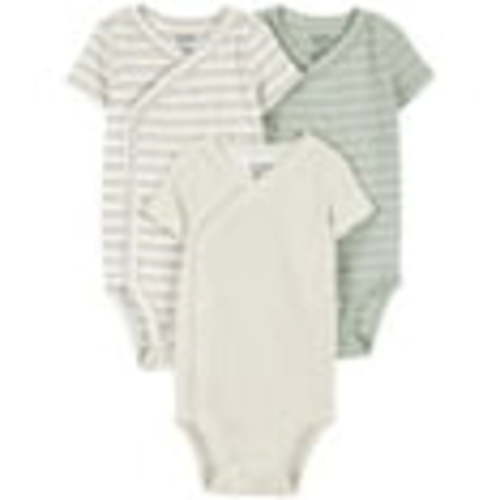 Carter's Child of Mine Baby Unisex Wrapover Bodysuits, 3-Piece, Sizes Preemie-18 Months