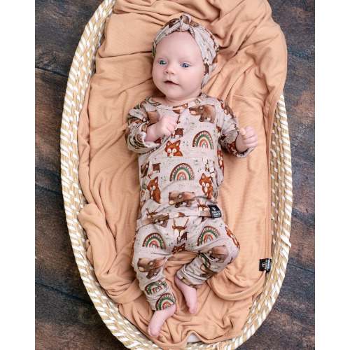 Front Opening Ready Set Romper® in Woodland Animals