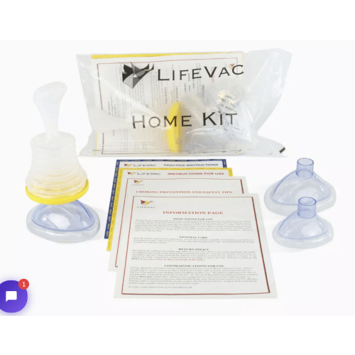 LifeVac Home Kit - Toddler and Adult Choking Rescue Device