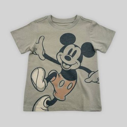 Toddler Boys' Mickey Mouse & Friends Graphic T-shirt - Brown 18m