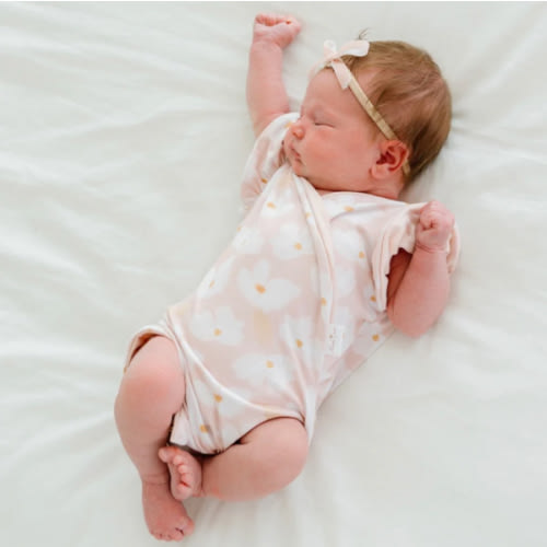 FLUTTER SLEEVE WINGED BODYSUIT