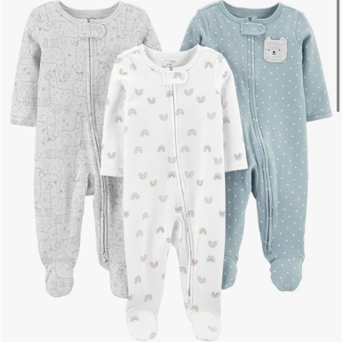 Simple Joys by Carter's Baby 3-Pack Neutral Sleep and Play