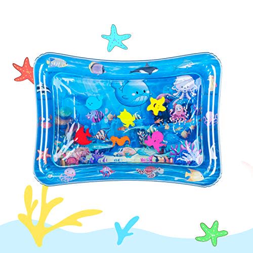 Tummy Time Baby Water Mat Inflatable Baby Play Mat Activity Center for Infant Baby Toys 0 to 24 Months, Baby Gifts for Newborn Boys Girls