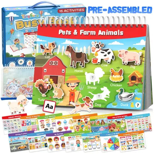 Montessori Busy Book - Educational Flash Cards for Toddlers，Learning - TikTok Shop