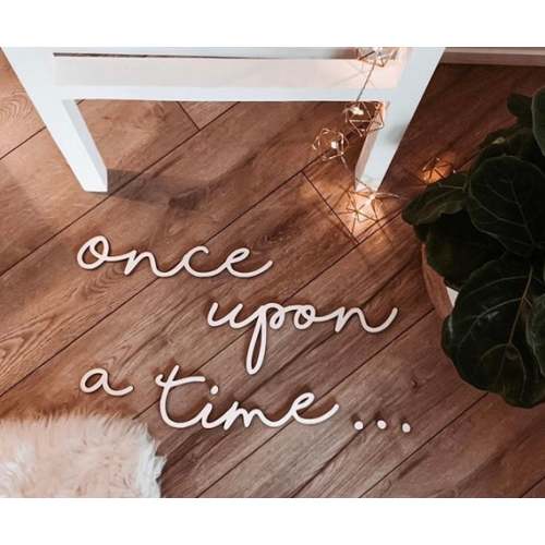 Once Upon a Time Cutout Kids Bedroom Decor Nursery Wall - Etsy