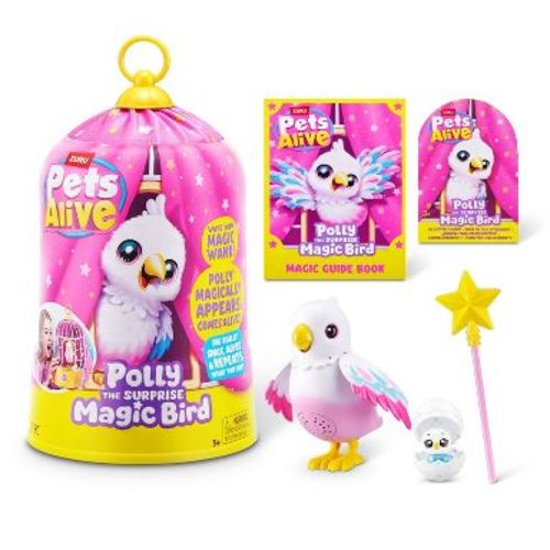 Pets Alive Polly the Magic Bird: Interactive Plastic Pet Toy by Zuru