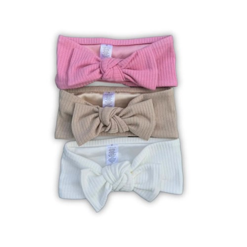 Newborn Satin Lined Bow Headband Gift Set – Aarin & Co.