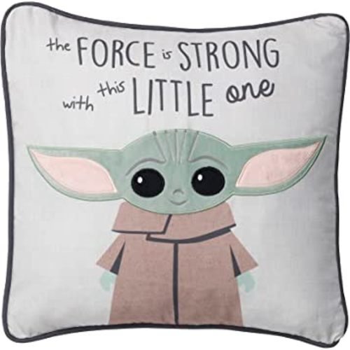 Lambs & Ivy Star Wars The Child/Baby Yoda Decorative Nursery Throw Pillow