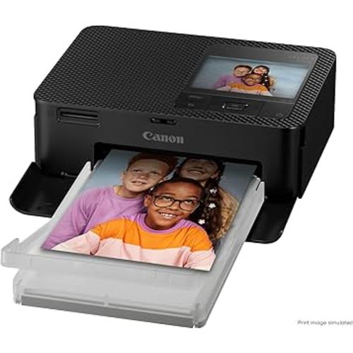 Canon SELPHY CP1500 Compact Photo Printer, Portable Photo Printer, Instant Photo Printer, Mobile Friendly, AirPrint, Black