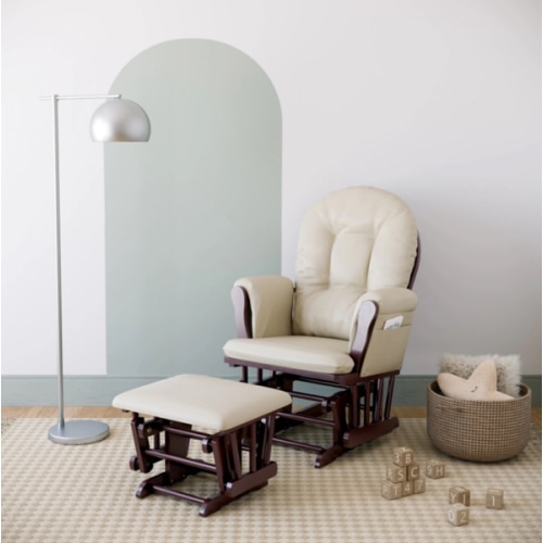 Storkcraft Hoop Glider and Ottoman