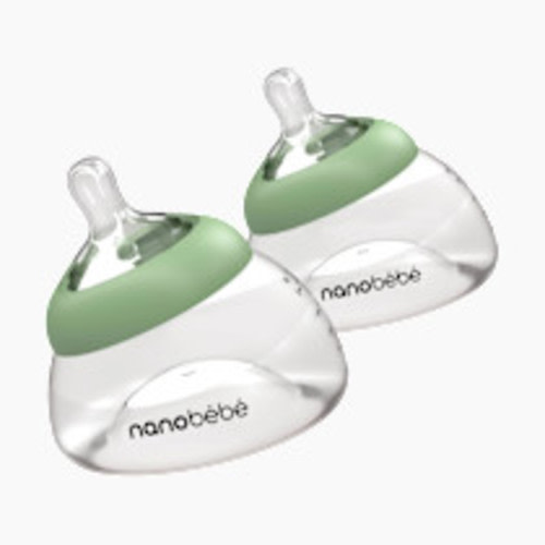 Nanobebe Breastmilk Bottle - Sage, 2