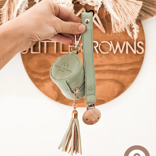 Vegan Leather Dummy Case - Sage | 3 Little Crowns
