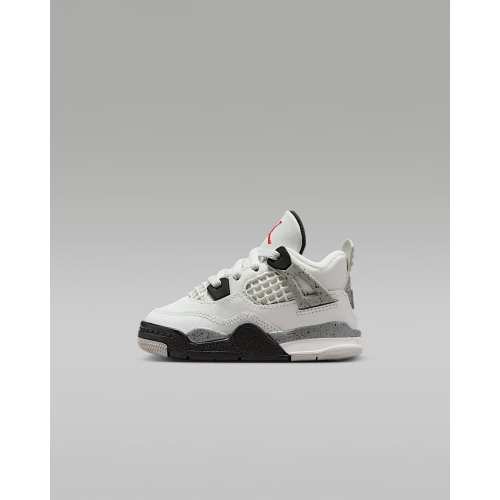 Jordan 4 Retro "White Cement" Baby/Toddler Shoes. Nike.com