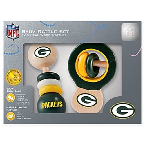 BabyFanatic Pacifier 2-Pack - NFL Green Bay Packers - Officially Licensed  League Gear