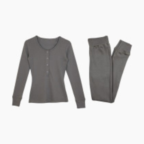 L'ovedbaby Women's Organic Lounge Set - Gray, S