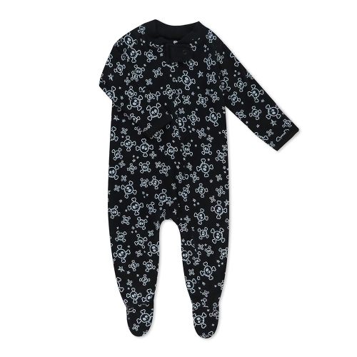 HonestBaby Baby Celebration Sleep & Play Footed One-Piece Pajama Sleeper 100% Organic Cotton
