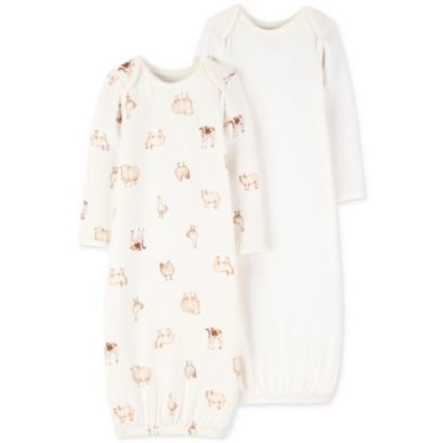 Baby 2-Pc. Sleeper Gowns Set