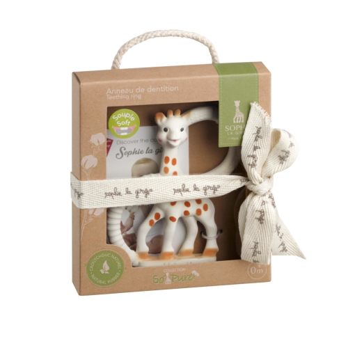 Sophie La Girafe So Pure Teether Giraffe VULLI ( White and Brown)