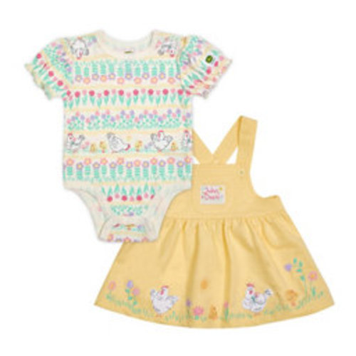 John Deere Kid''s Short Sleeve Chicken Border Jumper Set