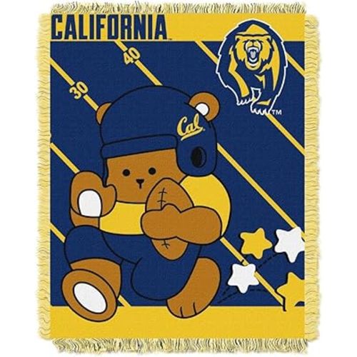 The Northwest Company Cal Berkeley Golden Bears Baby Blanket Bedding Throw 36 x 46