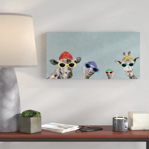 Wrought Studio™ Floretta 'Color Squad' Print on Wrapped Canvas | Wayfair