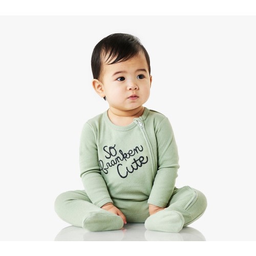 So Franken Cute Organic Cotton Baby Pajama