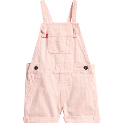 Cotton Denim Short Overalls, 12M