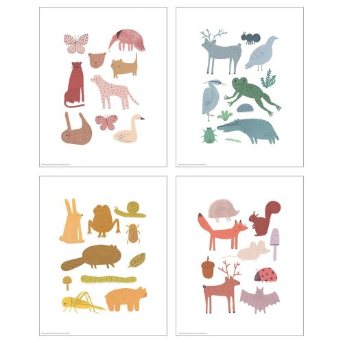 BILD Poster - forest fun 8x10 "