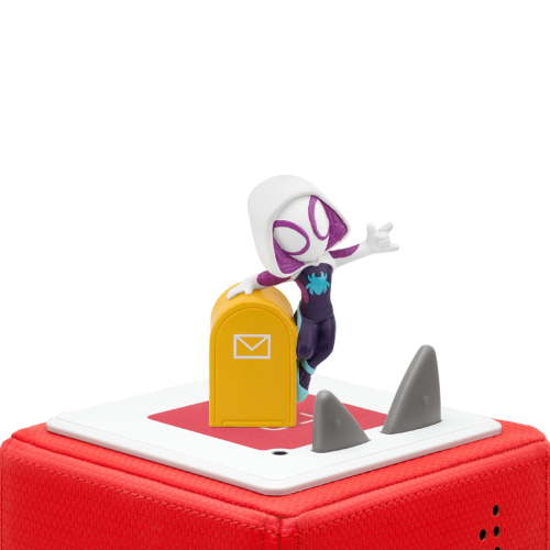 Tonies Ghost-Spider from MARVEL Spidey & His Amazing Friends, Audio Play Figurine for Portable Speaker, Small, White, Plastic