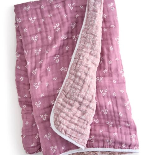 Organic Cotton Muslin Blanket in Heritage Floral | aden + anais